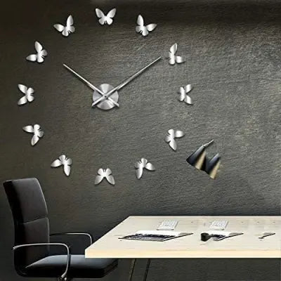 Horloge Murale DIY Papillon - Design Moderne en Acrylique