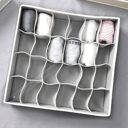 Organisateur de Vêtements Pliable en Forme de Armoire – 24 Tiroirs Pratiques