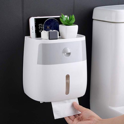 Porte-papier toilette multifonction avec rangement