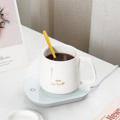 Chauffe-tasse Intelligent avec Minuterie – Gardez vos Boissons au Chaud