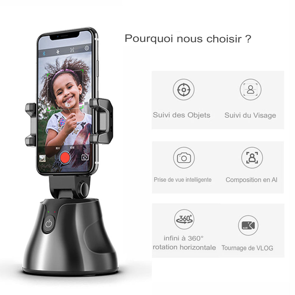 Support de suivi automatique Apai Genie – Stabilisateur intelligent pour smartphone