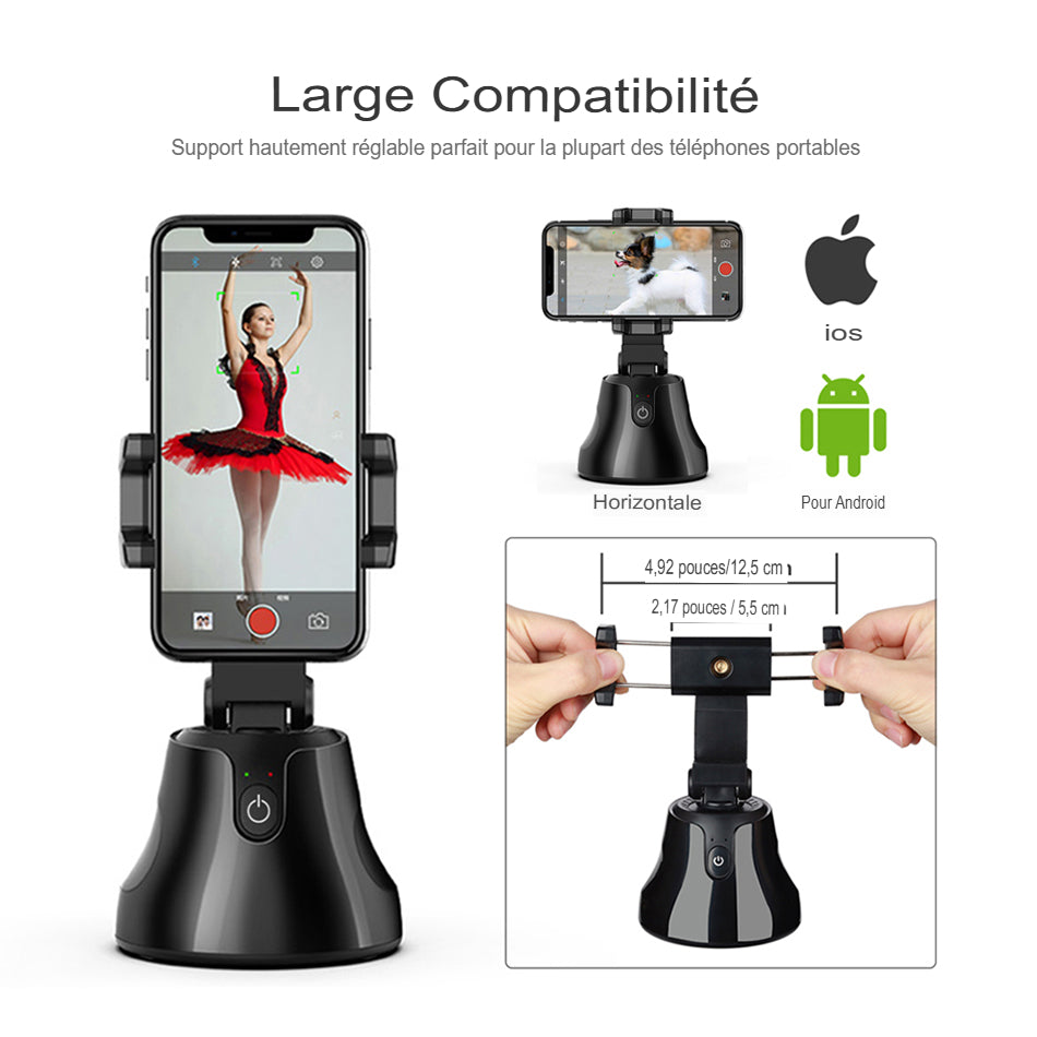 Support de suivi automatique Apai Genie – Stabilisateur intelligent pour smartphone